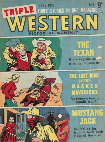 Triple Western Pictorial Monthly  #1 (June 1955)