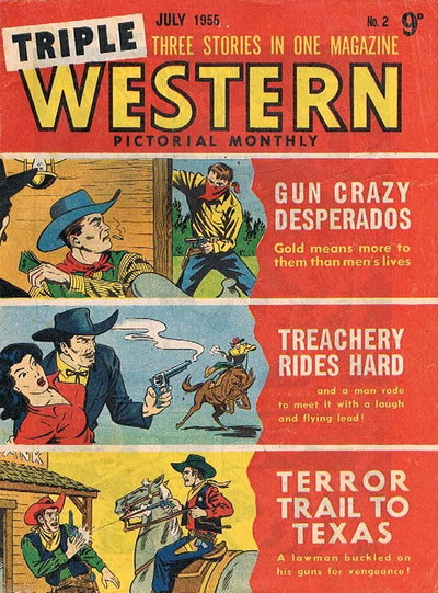 Triple Western Pictorial Monthly  #2 (July 1955)