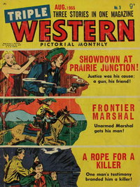 Triple Western Pictorial Monthly (Red Circle, 1955 series)  #3 (August 1955)