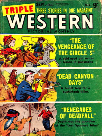 Triple Western Pictorial Monthly (Red Circle, 1955 series) #4 (September 1955)
