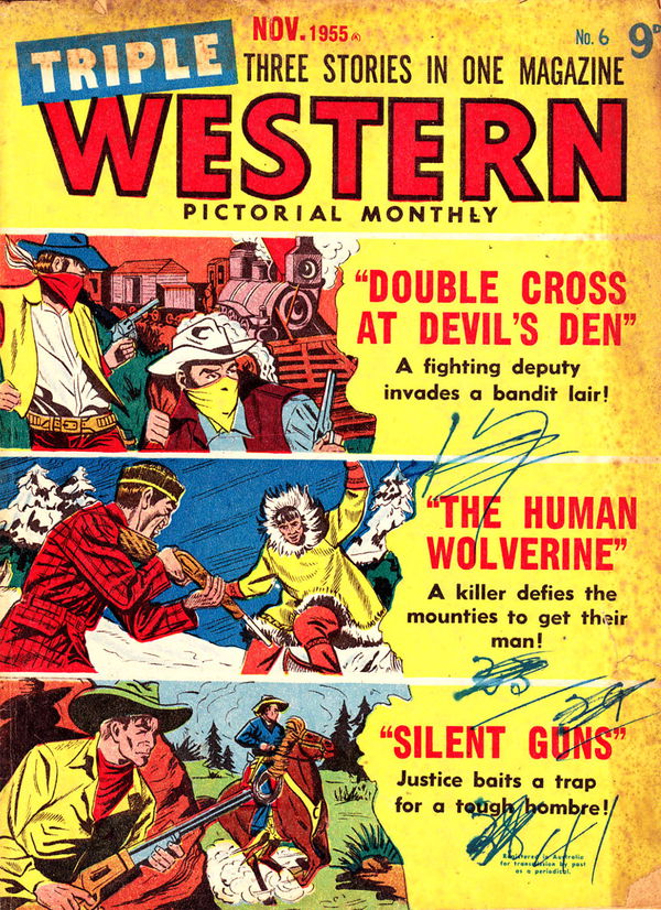 Triple Western Pictorial Monthly (Red Circle, 1955 series) #6 (November 1955)