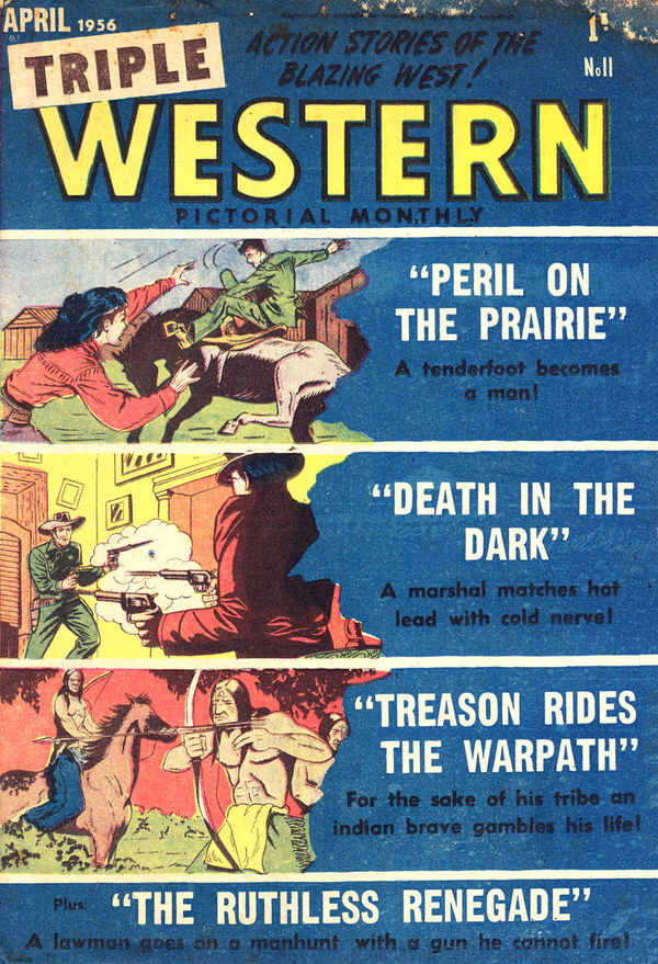 Triple Western Pictorial Monthly (Red Circle, 1955 series) #11 (April 1956)