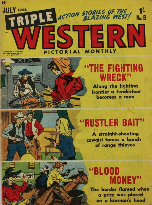 Triple Western Pictorial Monthly (Red Circle, 1955 series) #13 (July 1956)