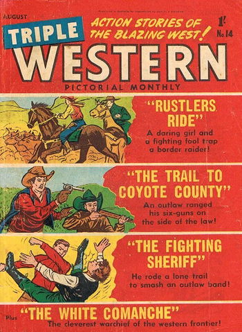 Triple Western Pictorial Monthly (Red Circle, 1955 series) #14 (August 1956)