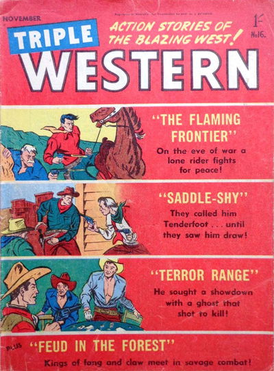 Triple Western Pictorial Monthly (Red Circle, 1955 series) #16 (November 1956)
