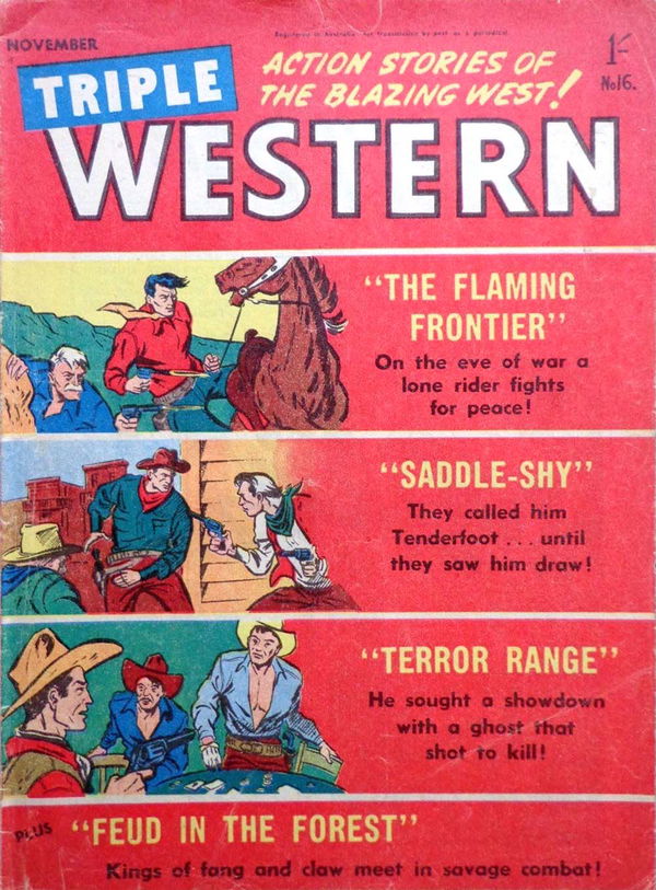 Triple Western Pictorial Monthly (Red Circle, 1955 series) #16 November 1956