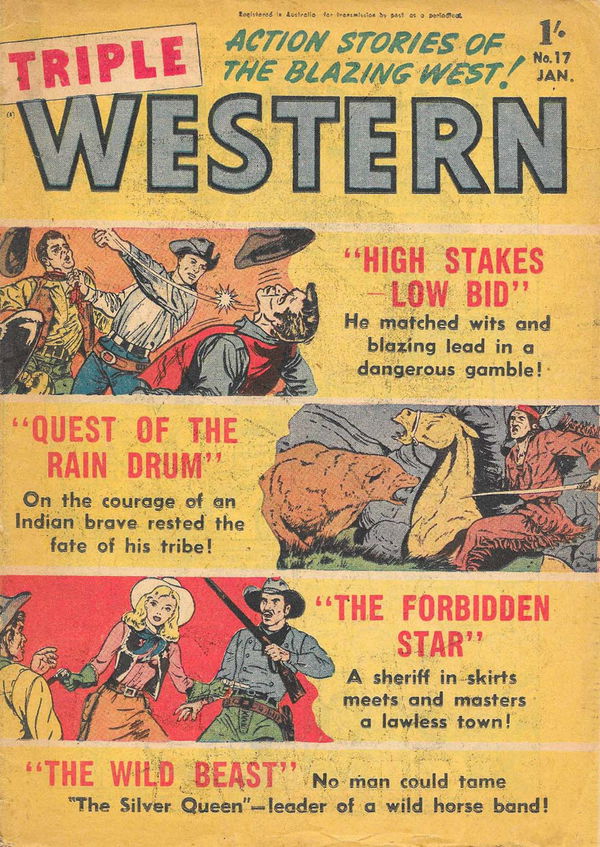 Triple Western Pictorial Monthly (Red Circle, 1955 series) #17 (January 1957)