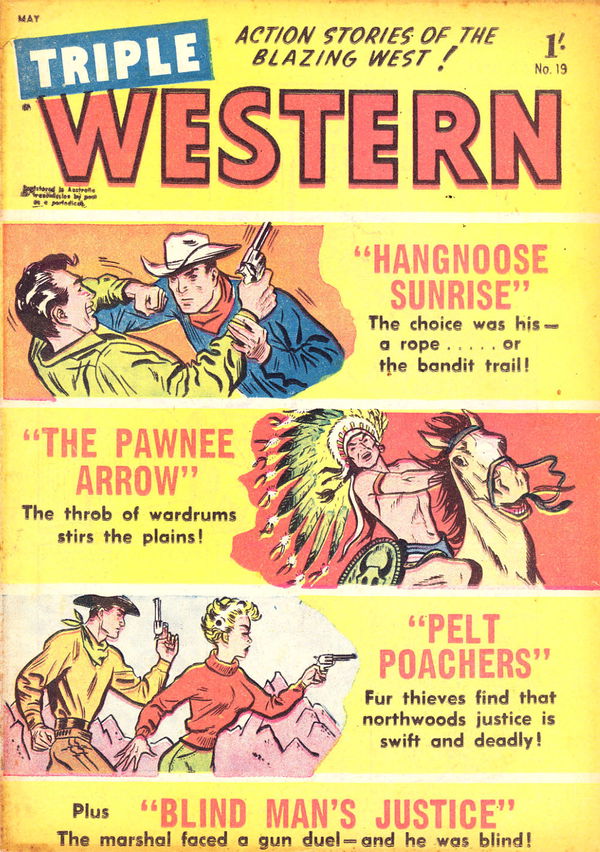 Triple Western Pictorial Monthly (Red Circle, 1955 series) #19 (May 1957)