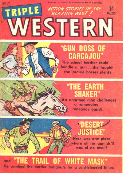 Triple Western Pictorial Monthly  #20 (July 1957)