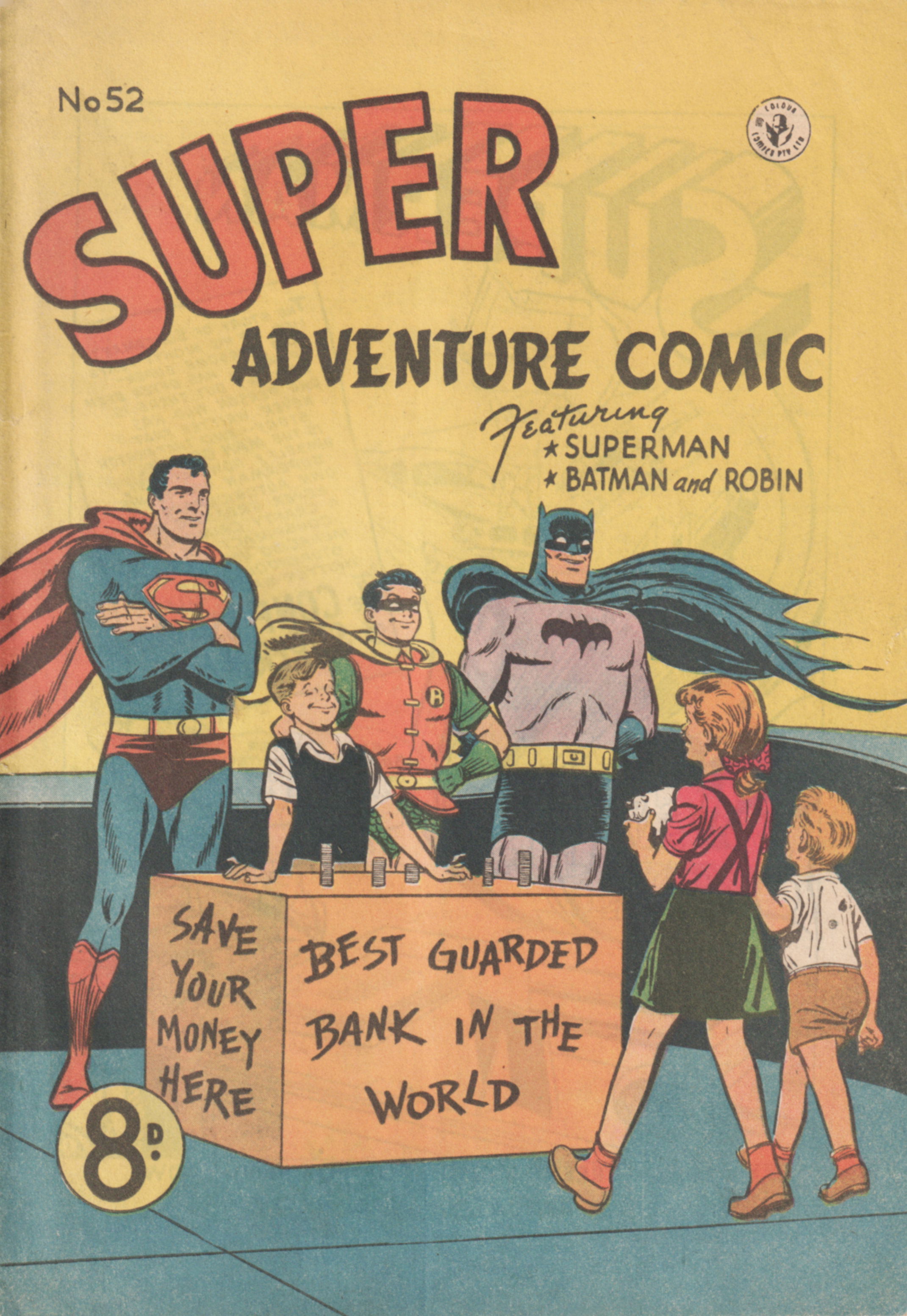 Super Adventure Comic (Colour Comics, 1950 series) #52 ([October 1954])