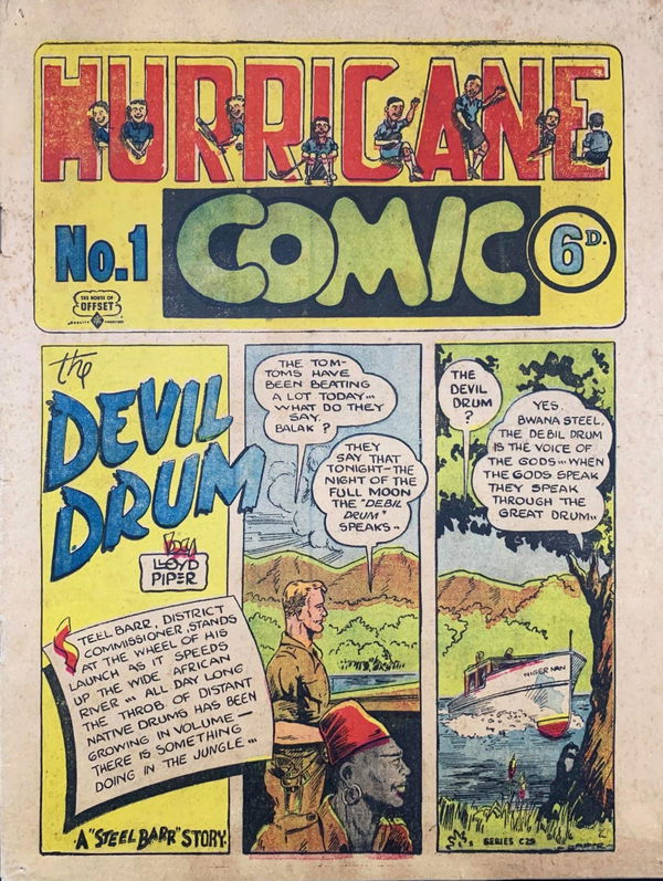 Hurricane Comic (OPC, 1946 series) #1 [C29] (November 1946) ([November 1946?])