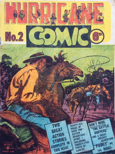 Hurricane Comic (OPC, 1946 series) #2 [C30] (December 1946) [December 1946?]