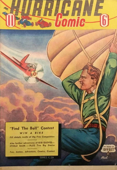 Hurricane Comic  #11 [C39] ([September 1947?])
