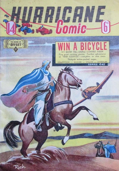 Hurricane Comic (OPC, 1946 series) #14 [C42] (December 1947) December 1947