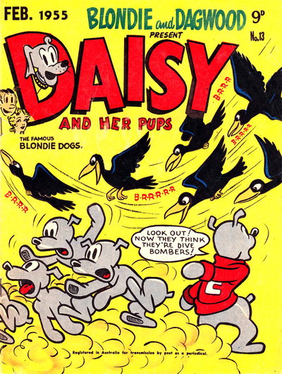 Blondie and Dagwood Present Daisy and Her Pups  #13 (February 1955)