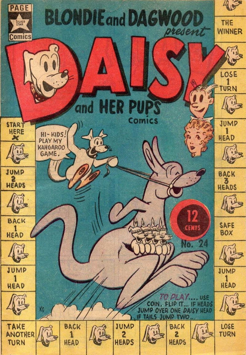 Daisy and Her Pups (Yaffa/Page, 1966 series) #24 — Blondie and Dagwood Present Daisy and Her Pups Comics ([1968?])