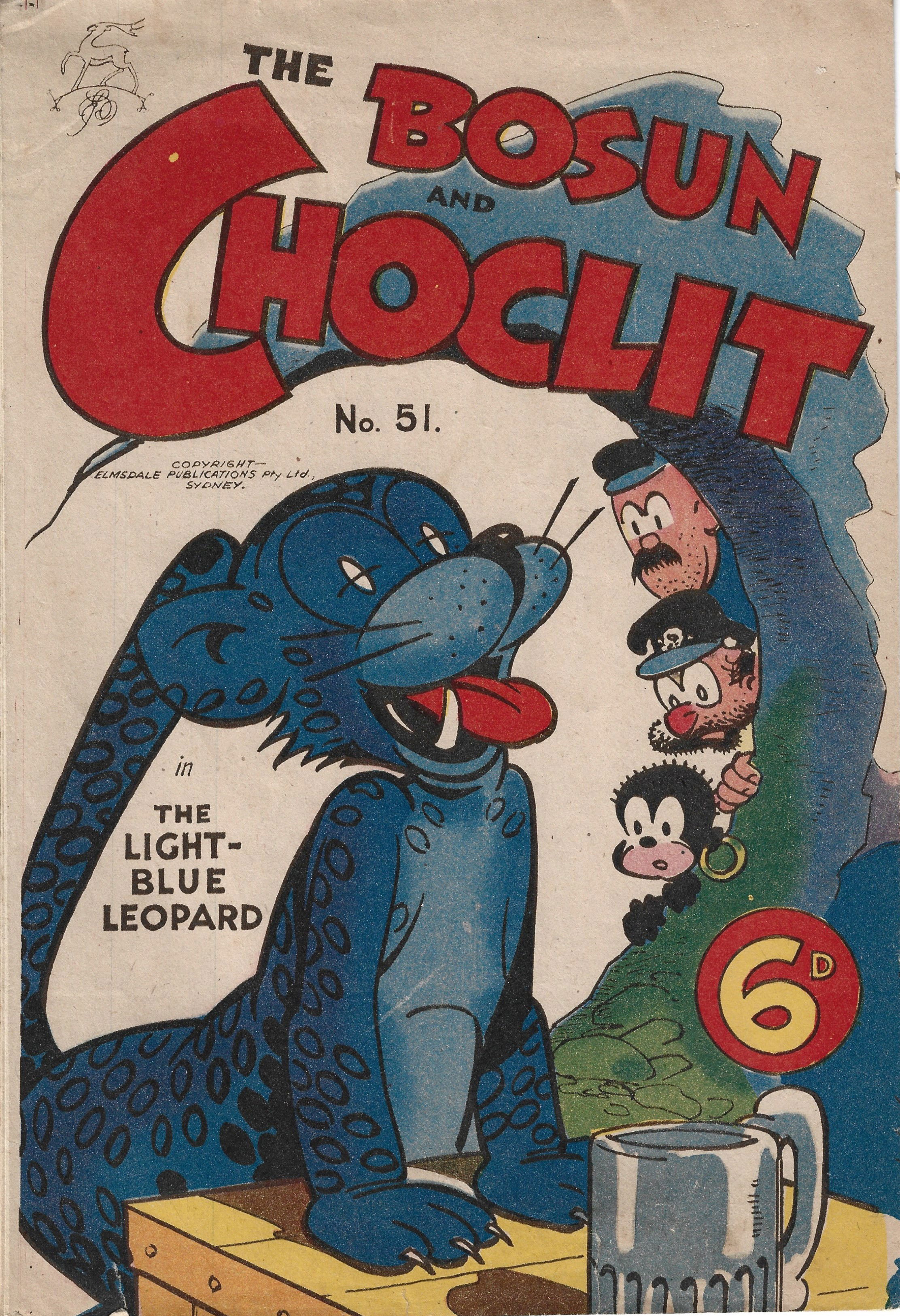 The Bosun and Choclit Funnies (Elmsdale Publications, 1946 series) #51 ([January 1951?])
