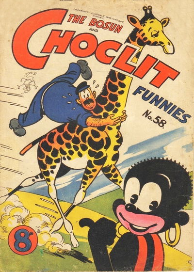 The Bosun and Choclit Funnies (Elmsdale Publications, 1946 series) #58 [August 1951?]