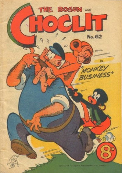 The Bosun and Choclit Funnies (Elmsdale Publications, 1946 series) #62 [December 1951?]