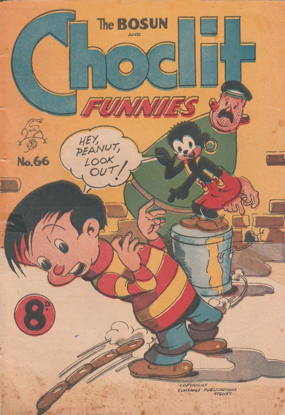 The Bosun and Choclit Funnies (Elmsdale Publications, 1946 series) #66 ([July 1952?])