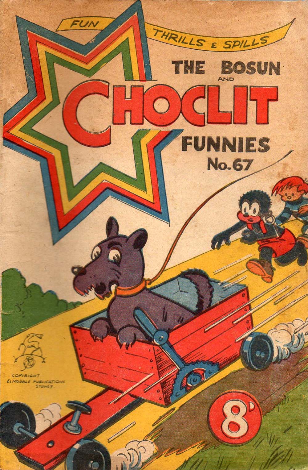 The Bosun and Choclit Funnies (Elmsdale Publications, 1946 series) #67 — The Bosun and Choclit Funnies ([August 1952?])