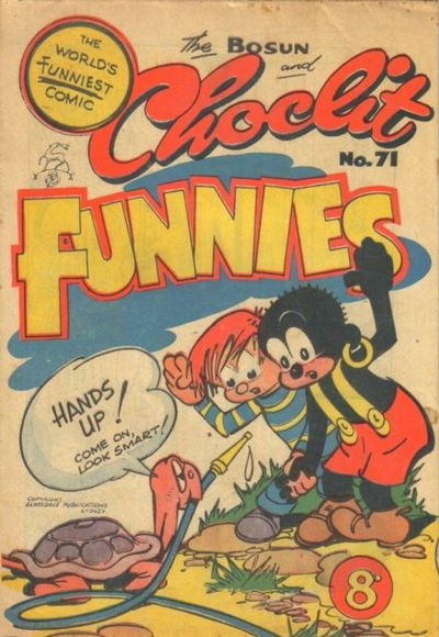 The Bosun and Choclit Funnies (Elmsdale Publications, 1946 series) #71 [December 1952?]