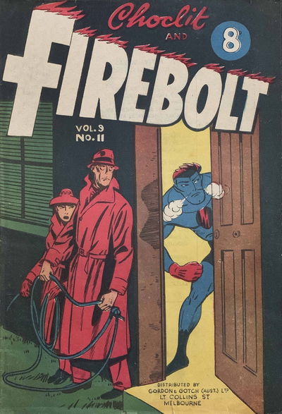 The Bosun and Choclit Funnies (Elmsdale Publications, 1946 series) v9#11 — Choclit and Firebolt ([1954?])