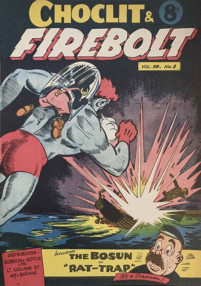 The Bosun and Choclit Funnies (Elmsdale Publications, 1946 series) v10#1 — Choclit & Firebolt ([1955?])