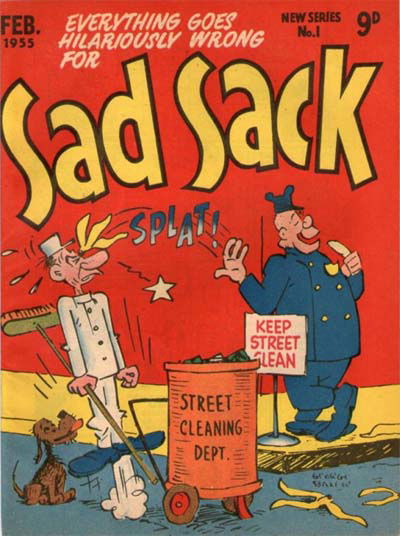 Sad Sack (Approved, 1955 series) #1 (February 1955)