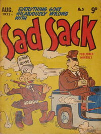 Sad Sack (Approved, 1955 series) #5 (August 1955)