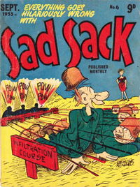 Sad Sack (Approved, 1955 series) #6 (September 1955)