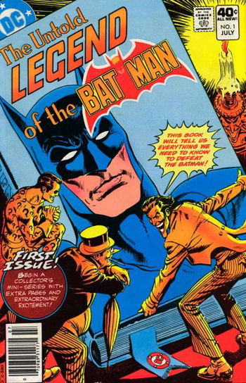 The Untold Legend of the Batman (DC, 1980 series) #1 July 1980