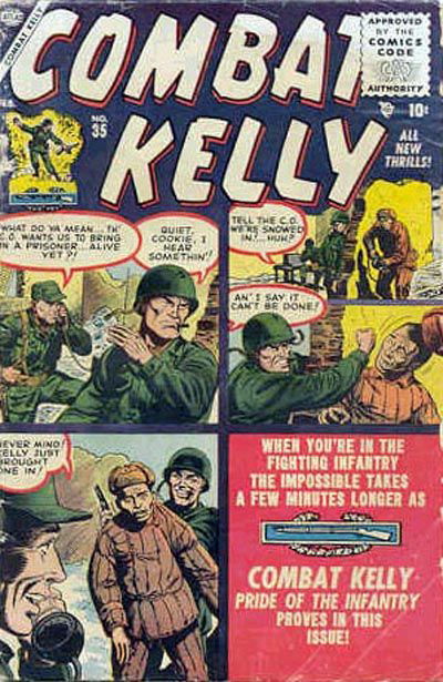 Combat Kelly (Marvel, 1951 series) #35 February 1956