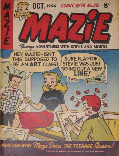 Comic Hits (Red Circle, 1952 series) #26 — Mazie (October 1954)