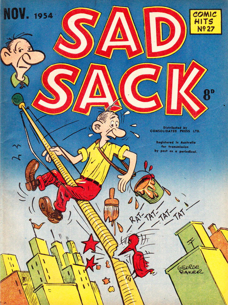 Comic Hits (Red Circle, 1952 series) #27 — Sad Sack (November 1954)