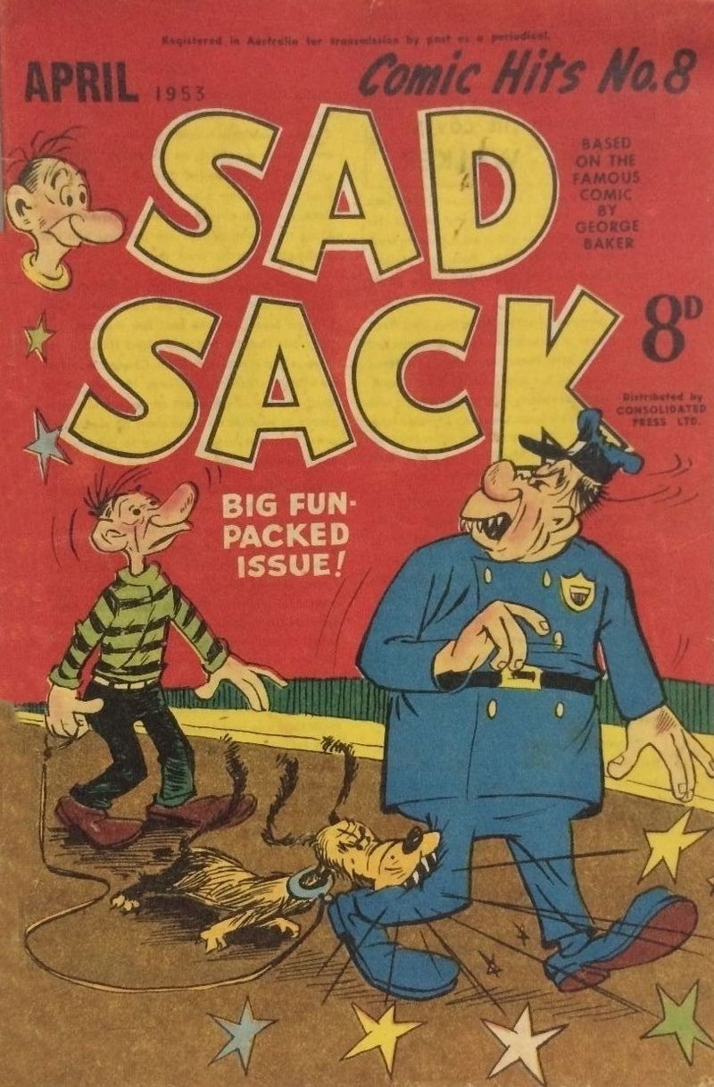 Comic Hits (Red Circle, 1952 series) #8 — Sad Sack (April 1953)