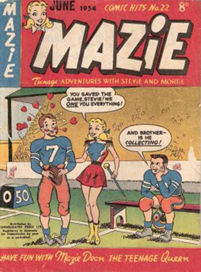 Comic Hits (Red Circle, 1952 series) #22 — Mazie (June 1954)