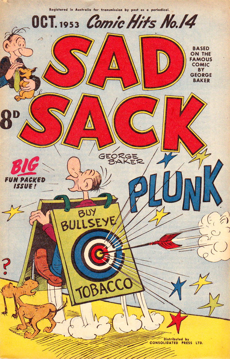 Comic Hits (Red Circle, 1952 series) #14 — Sad Sack (October 1953)