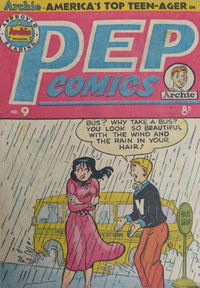 Pep Comics (HJ Edwards, 1951 series) #9 [December 1951?]