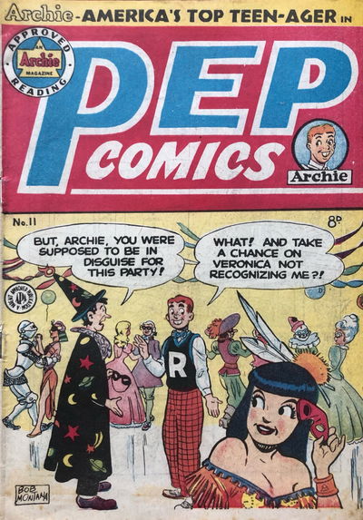 Pep Comics (HJ Edwards, 1951 series) #11 [February 1952?]