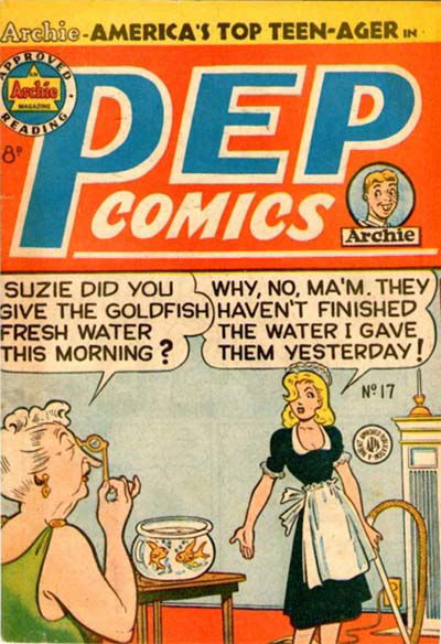 Pep Comics (HJ Edwards, 1951 series) #17 [August 1952?]