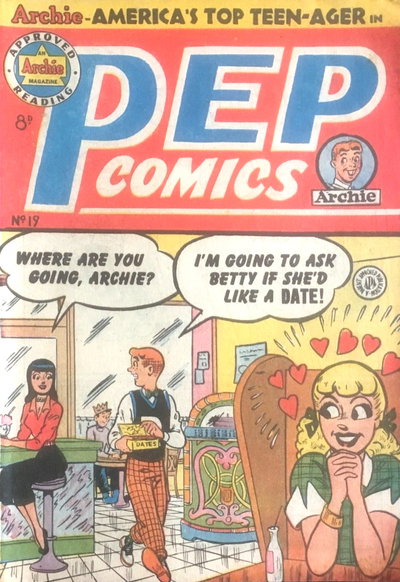 Pep Comics  #19 ([October 1952?])