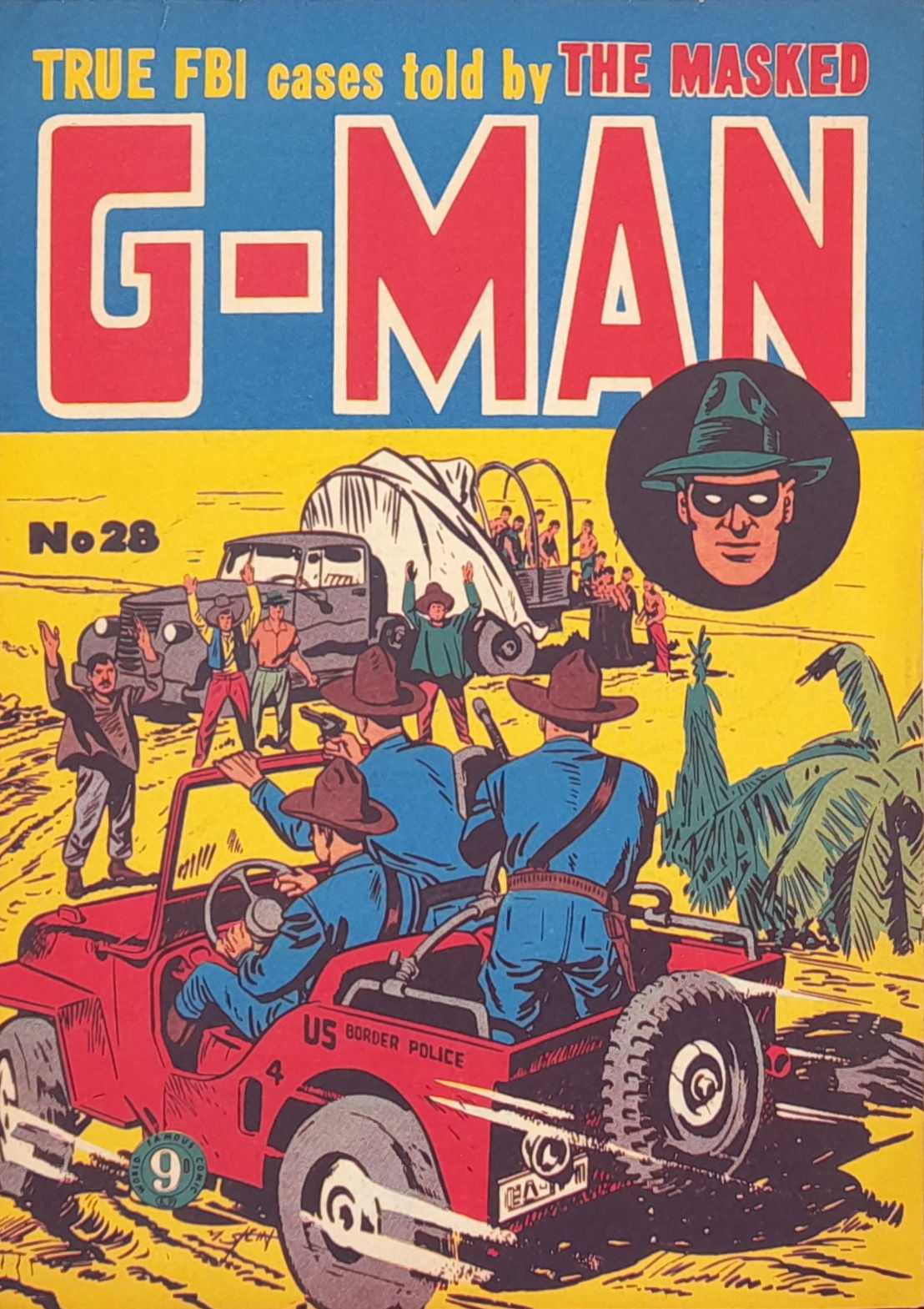 The Masked G-Man (Atlas, 1952 series) #28 ([July 1954?])