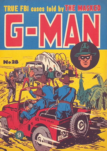 The Masked G-Man (Atlas, 1952 series) #28 ([July 1954?])
