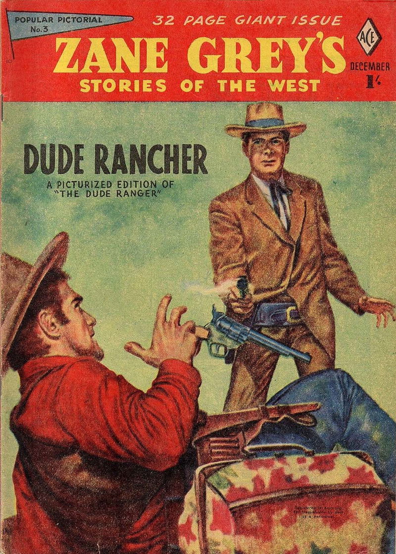 Popular Pictorial (Junior Readers, 1956 series) #3 — Zane Grey's Stories of the West (December 1956)