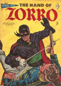 Popular Pictorial (Junior Readers, 1956 series) #10 — The Hand of Zorro