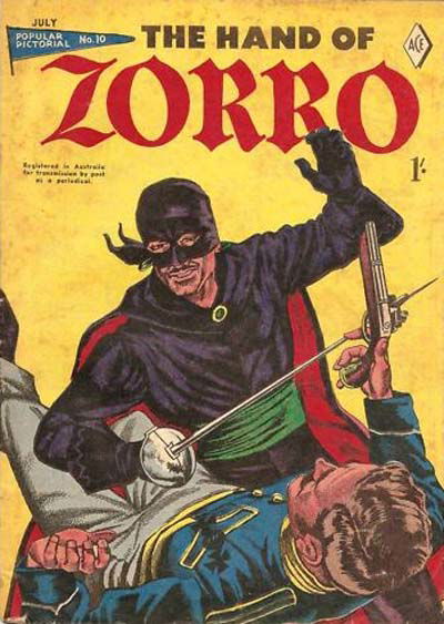 Popular Pictorial (Junior Readers, 1956 series) #10 — The Hand of Zorro July 1957