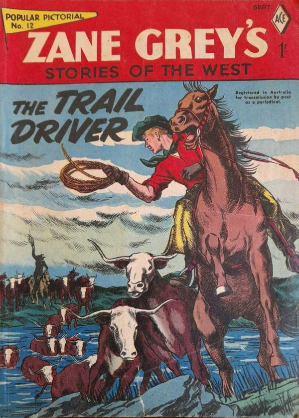 Popular Pictorial (Junior Readers, 1956 series) #12 — Zane Grey's Stories of the West September 1957