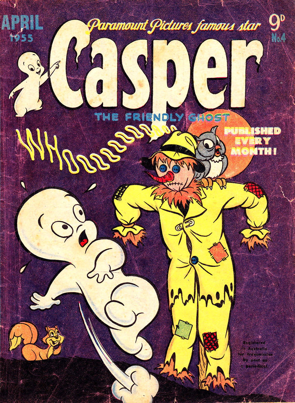 Casper the Friendly Ghost (ANL, 1955 series) #4 (April 1955)