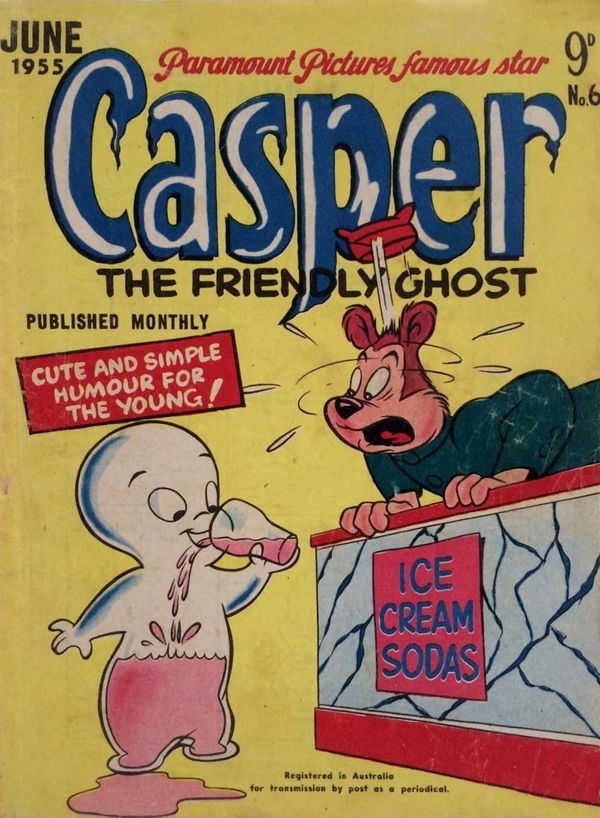 Casper the Friendly Ghost (ANL, 1955 series) #6 (June 1955)